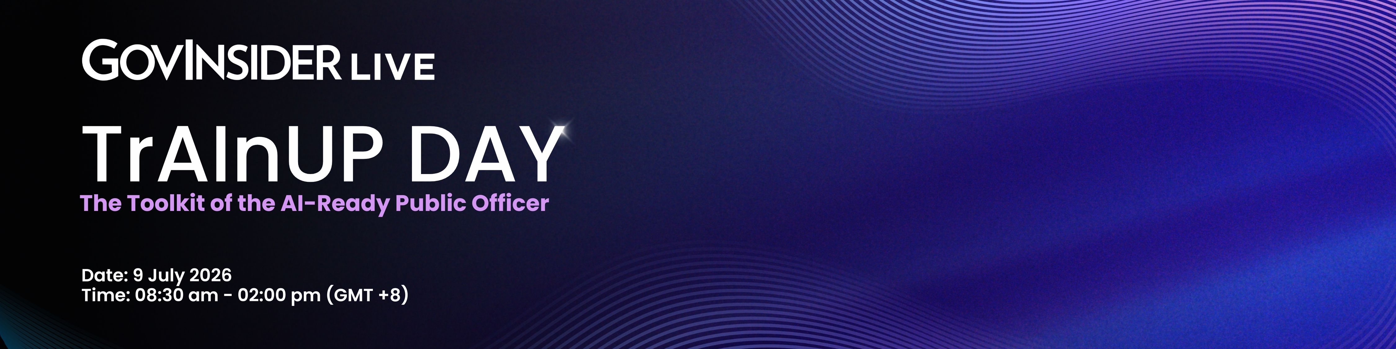 event banner for TrAInUP Day 2026